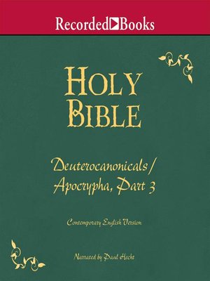 cover image of Part 3, Holy Bible Deuterocanonicals/Apocrypha-Volume 20
